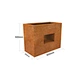 corten steel planter
